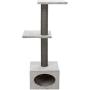 Royal Pet Club Badalona Gray Cat Tower with Scratching Posts, Condo, Two Platforms (43453)