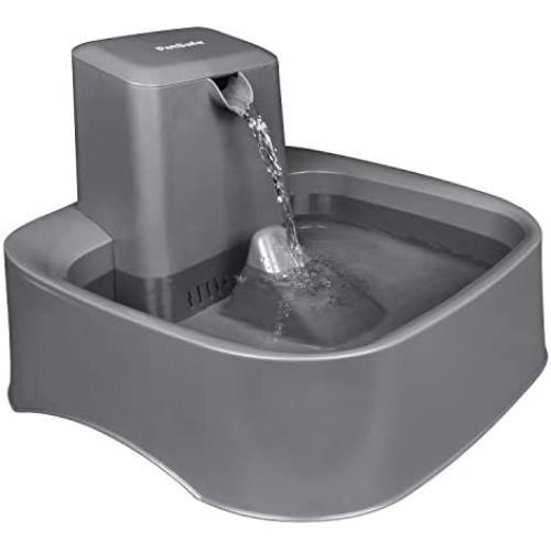 PetSafe Drinkwell 1/2, 1, or 2 Gallon Pet Fountains, Best for Cats, Dogs and Multiple Pets, Adjustable Stream, Fresh Water Dispenser, Easy to Clean Design, 2 Filters Included