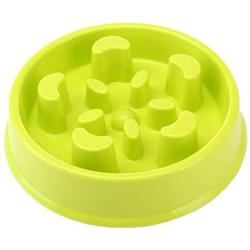 Yanbyn Slow Feeder Dog Bowls Fun Feeder Drink Water Bowls Pets Bloat Stop Bowls