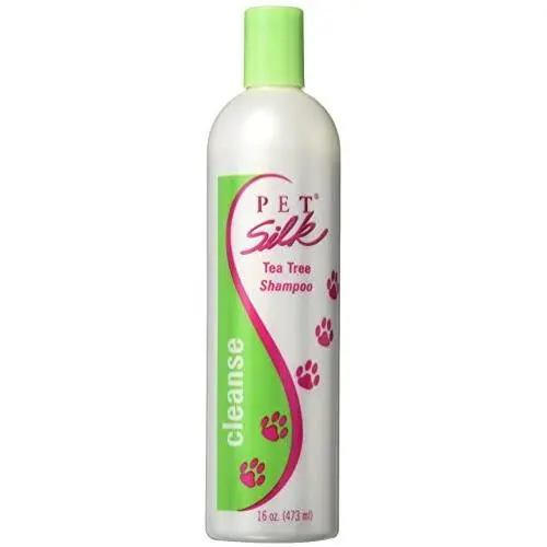 PET SILK Tea Tree Shampoo – Dog Moisturizing Shampoo for Dry, Itchy Skin – Promotes Healthy, Shiny, Moisturized Coat & Reduce Skin Irritation – Pet Shampoo for Horse, Cat, Rabbits PET SILK Tea Tree Shampoo – Dog Moisturizing Shampoo for Dry, Itchy Skin – Promotes Healthy, Shiny, Moisturized Coat & Reduce Skin Irritation – Pet Shampoo for Horse, Cat, Rabbits