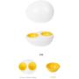 Egg Shape Double Diner Feeder Dish Food Bowl & Water Bottle for Pet Dog Cat Pink color
