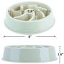 NOYAL Dog Slow Feeder Bowl, Non Slip Puzzle Bowl - Anti-Gulping Pet Slower Food Feeding Dishes - Interactive Bloat Stop Dog Bowls - Durable Preventing Choking Healthy Design Dogs Cats Bowl