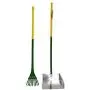 Four Paws Dog Rake & Scooper Set for Pet Waste Pick-up Large, 9.5'' x 10'' x 38''