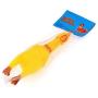 Fun Pet Dog Puppy Shrilling Rubber Chicken Chew Sound Squeeze Screaming Toy Gift