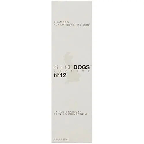 Isle of Dogs Coature No. 12 Veterinary Grade Evening Primrose Oil Dog Shampoo for itchy or Dry Skin, 8.4 oz Isle of Dogs Coature No. 12 Veterinary Grade Evening Primrose Oil Dog Shampoo for itchy or Dry Skin, 8.4 oz