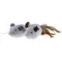 Catnip Mouse Pet Toys for Cats! These Lightweight, Easy-to-Grip, Ethical Toy Mice Give Your Kitty Exercise & Keep Them Entertained. Exclusively from Siamese Cat Spot, You Get 2 Color-Pointed Fabric Mice With Feather Tails That Your Furbaby Will Love!