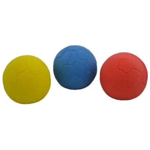 Amazing Pet Products Latex Dog Toy, 2.75-Inch, Color Soccer Ball