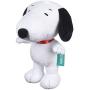 Peanuts Snoopy Classic Plush Big Head Squeaker Dog Toy | 9 Inch White Fabric Plush Dog Toy for All Dogs, Official Product of Peanuts | Squeaky Medium Snoopy Plush Toys for Dogs