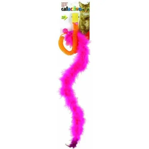 JW Pet Company Featherlite Boa Springy Catnip Cat Teaser Toy JW Pet Company Featherlite Boa Springy Catnip Cat Teaser Toy