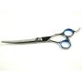 LILYS PET Professional PET Dog Grooming Scissors Suit,RED/Blue Ring, Cutting&Curved&Thinning Shears