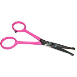 Scaredy Cut Tiny Trim 4.5'' Ball-Tipped Scissor for Dog, Cat and All Pet Grooming - Ear, Nose, Face & Paw Small Safety Scissor