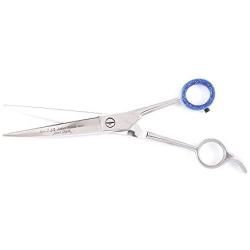 Klein Tools Heritage Pet Grooming Scissors with Triangular Shaped Blade and Curved Blade, 7-1/2''