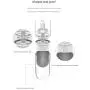 ECOTOPIA Portable Pets, Dogs Water Dispenser, Pet Travel Drink Cup, Food Grade Silicone, BPA Free with PP Cotton Filter ECOTOPIA Portable Pets, Dogs Water Dispenser, Pet Travel Drink Cup, Food Grade Silicone, BPA Free with PP Cotton Filter