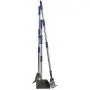 Dog Pooper Scooper Set, Upgraded Adjustable Long Metal Handles, Pet Poop Scooper, Tray & Rake 3 Pack, Pet Waste Removal Scoop for Pets, Lawns, Dirt, Grass