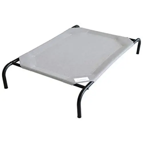 Elevated Indoor/Outdoor Pet Cot Color: Gray, Size: Large (51'' H x 32'' W) Elevated Indoor/Outdoor Pet Cot Color: Gray, Size: Large (51'' H x 32'' W)