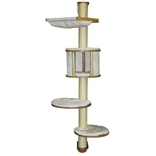 Kerbl Cat Tree Dolomit Wall Mounted, 66.14 Inches, White Kerbl Cat Tree Dolomit Wall Mounted, 66.14 Inches, White
