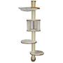 Kerbl Cat Tree Dolomit Wall Mounted, 66.14 Inches, White