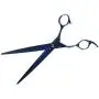 ShearsDirect Professional Blue Titanium Cutting Shears Off Set Handle Design with Anatomic Thumb and Gem Stone Tension, 8.0-Inch ShearsDirect Professional Blue Titanium Cutting Shears Off Set Handle Design with Anatomic Thumb and Gem Stone Tension, 8.0-Inch