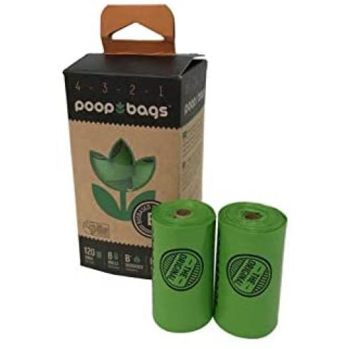 The Original Poop Bags Countdown Rolls USDA Biobased Pet Waste Bags - Individually Numbered Bags