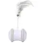 N/W Electric Cat Toy Interactive Electronic Cat Toy USB Charging 360 Degree Self Rotating Ball Automatic Feather Cat Toy for Cat Kitten
