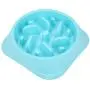 Fdit Slow Dog Food Bowl Dish Anti Choking Slow Eating Water Food Feeder Container Eating Plate(Blue) Fdit Slow Dog Food Bowl Dish Anti Choking Slow Eating Water Food Feeder Container Eating Plate(Blue)