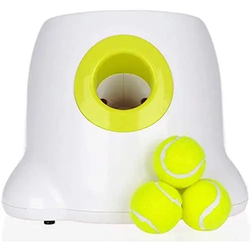 AFP Dog Ball Launcher Automatic Dog Ball Shooter Interactive Dog Tennis Ball Launcher Throwing Machine for Training and Playing and Dog Reward Game Toy Feel Healthy and Happy AFP Dog Ball Launcher Automatic Dog Ball Shooter Interactive Dog Tennis Ball Launcher Throwing Machine for Training and Playing and Dog Reward Game Toy Feel Healthy and Happy