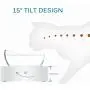 Vvciic Raised Cat Food Bowl, 15 Degree Tilt Adjustable Pet Food Bowls, Neck Guard Pet Water Bowl Raised Elevated Stand food Bowls for Cats & Small Dogs (double) Vvciic Raised Cat Food Bowl, 15 Degree Tilt Adjustable Pet Food Bowls, Neck Guard Pet Water Bowl Raised Elevated Stand food Bowls for Cats & Small Dogs (double)