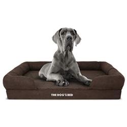 The Dog’s Bed Orthopedic Dog Bed, Waterproof, Premium Memory Foam S-XXL, Dog Pain Relief for Arthritis, Hip & Elbow Dysplasia, Post Surgery, Lameness, Senior Supportive, Calming Bed, Washable Cover