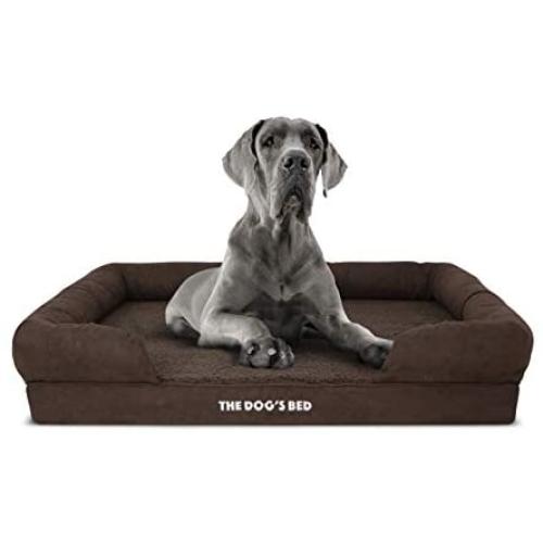 The Dog’s Bed Orthopedic Dog Bed, Waterproof, Premium Memory Foam S-XXL, Dog Pain Relief for Arthritis, Hip & Elbow Dysplasia, Post Surgery, Lameness, Senior Supportive, Calming Bed, Washable Cover