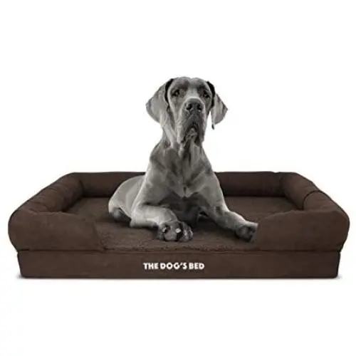 The Dog’s Bed Orthopedic Dog Bed, Waterproof, Premium Memory Foam S-XXL, Dog Pain Relief for Arthritis, Hip & Elbow Dysplasia, Post Surgery, Lameness, Senior Supportive, Calming Bed, Washable Cover The Dog’s Bed Orthopedic Dog Bed, Waterproof, Premium Memory Foam S-XXL, Dog Pain Relief for Arthritis, Hip & Elbow Dysplasia, Post Surgery, Lameness, Senior Supportive, Calming Bed, Washable Cover