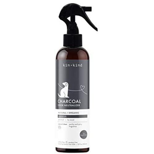 kin+kind Natural Odor Neutralizer for Home (12 fl oz) - Remove Pet Odor, Freshen Fabrics and Furniture, Eliminate Coat Odor - Safe, Natural Formula with Aloe - Made in The USA