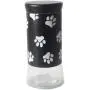 Housewares International 9-1/4-Inch Glass Pet Treats And Snacks Storage Jar, Black Background Housewares International 9-1/4-Inch Glass Pet Treats And Snacks Storage Jar, Black Background