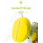 iCAGY Dog Pooper Scooper Portable for Medium Small Dogs Cats Pets， Environmental Protection Green Garbage Bags Short Handle Yellow