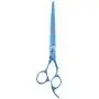 ShearsDirect Professional Blue Titanium Cutting Shears Off Set Handle Design with Anatomic Thumb and Gem Stone Tension, 8.0-Inch ShearsDirect Professional Blue Titanium Cutting Shears Off Set Handle Design with Anatomic Thumb and Gem Stone Tension, 8.0-Inch