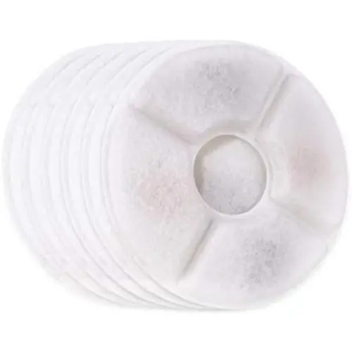 Wonder Creature Cat Water Fountain Replacement Filter for Stainless Steel Top Fountain, 6 Carbon Filters Pack, Cat Fountain Pet Water Fountain Activated Carbon Filter Wonder Creature Cat Water Fountain Replacement Filter for Stainless Steel Top Fountain, 6 Carbon Filters Pack, Cat Fountain Pet Water Fountain Activated Carbon Filter