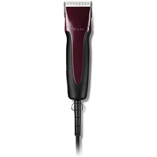 Andis Excel Pro-Animal 5-Speed Detachable Blade Clipper Kit - Professional Pet Grooming, Burgundy, SMC (65360)