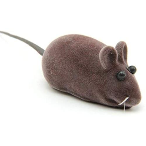 Mikey Store 3 pcs Fun Toy Little Mouse Realistic Sound Toys for Cats for Pet Cat