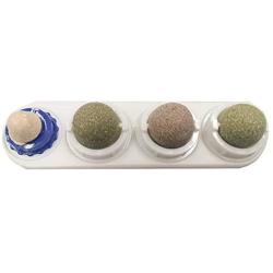 PAWNIE Cat Toys Nature Mint Ball Pet Cat Playing Chew Toy Funny Cat Mint Ball Toy