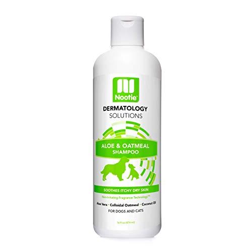 Nootie ❶ Dog Shampoo with Soothing Aloe Best for All Pets Including Dogs, Cats, and Horses - 100% All Natural Deodorizing Soap Free Formula Provides Itchy Skin Relief - 16 Oz.
