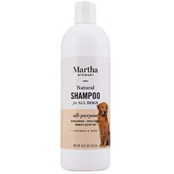 Martha Stewart for Pets All-Purpose Shampoo for Dogs with Oatmeal and Aloe | Natural Oatmeal Dog Shampoo is Naturally Moisturizing, Soothing, and Cleansing for All Dogs | 16 Ounces (FF9600)