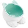ViviPet Raised Ceramic Cat Water Food Big Head Bowl Dish, Tilt Angle Protect Cats Spine, Stress for Cat
