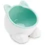 ViviPet Raised Ceramic Cat Water Food Big Head Bowl Dish, Tilt Angle Protect Cats Spine, Stress for Cat