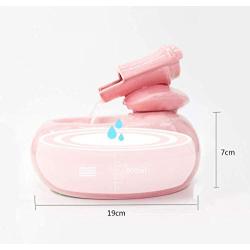 THMY Cat Drinking Water Fountains Dogs Domestic Animal Pet Fountain Ceramic Indoor and Outdoor Electric Automatic Cat Drinking Water Dispenser