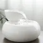 Cat Water Fountain, Quiet&Water Circulation Cat Water Dispenser, Automatic Ceramic Drinking Fountain for Cats Dogs,White Cat Water Fountain, Quiet&Water Circulation Cat Water Dispenser, Automatic Ceramic Drinking Fountain for Cats Dogs,White