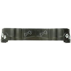 Loving Pets Dolce Diner Dog, 2 Bowl Set, Medium, 1 Quart, Espresso