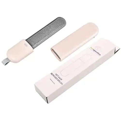 Petspective Pet Hair Remover Brush – Double-Sided Dog & Cat Lint Remover with Self-Cleaning Base Keeps Your Sofa, Beddings, Carpet, Clothes Free of Pet Hairs – Travel Sized Pet Hair Brush Petspective Pet Hair Remover Brush – Double-Sided Dog & Cat Lint Remover with Self-Cleaning Base Keeps Your Sofa, Beddings, Carpet, Clothes Free of Pet Hairs – Travel Sized Pet Hair Brush