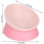 GLOGLOW Pet Anti-Slip Bowl, Tilted Pet Bowls Pets Dog Cat Bowl Lovely Feeding Bowl Dogs Cats Slope Base Feeder