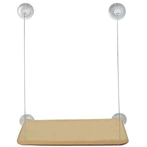 Cat Hammock Cat Window Perch Cat Bed Window Mounted Hommock Cat Suction Hanging Pet Window sill Cat Sleeping Bag Cat Window Perch Window Seat Suction Cups Space Saving Cat Hammock