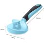 DTTO Dogs Brush & Cats Brush, Self Cleaning Pet Slicker Brush Professional Pet Grooming Brush for Small, Medium & Large Dogs and Cats, with Short to Long Hair,Blue