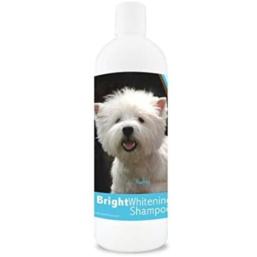 Healthy Breeds Bright Whitening Dog Shampoo For West Highland White Terrier – Over 150 Breeds – 12 Oz